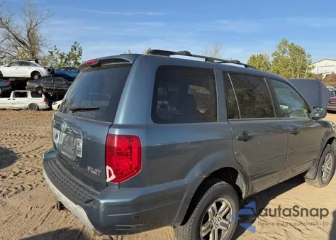 2005 Honda Pilot Ex from USA, damaged, VIN 5FNYF18445B060323